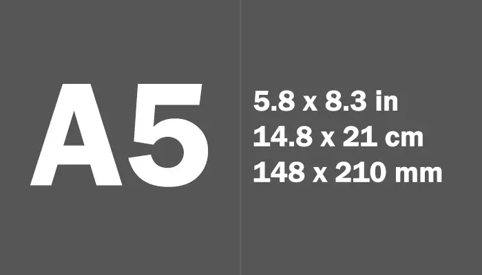 A5 Paper Size