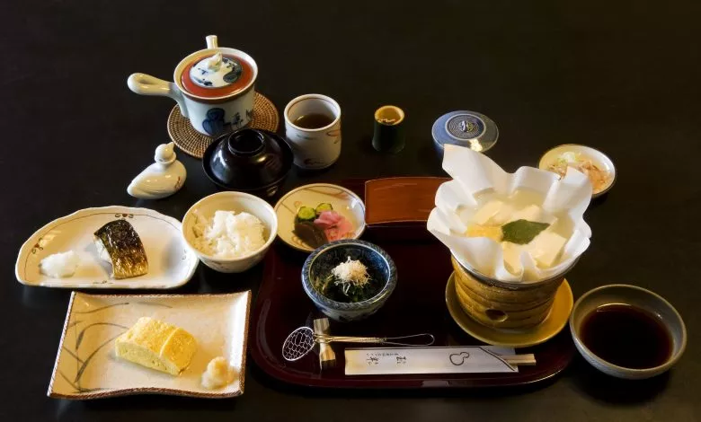 Breakfast At Tamahan Ryokan Kyoto